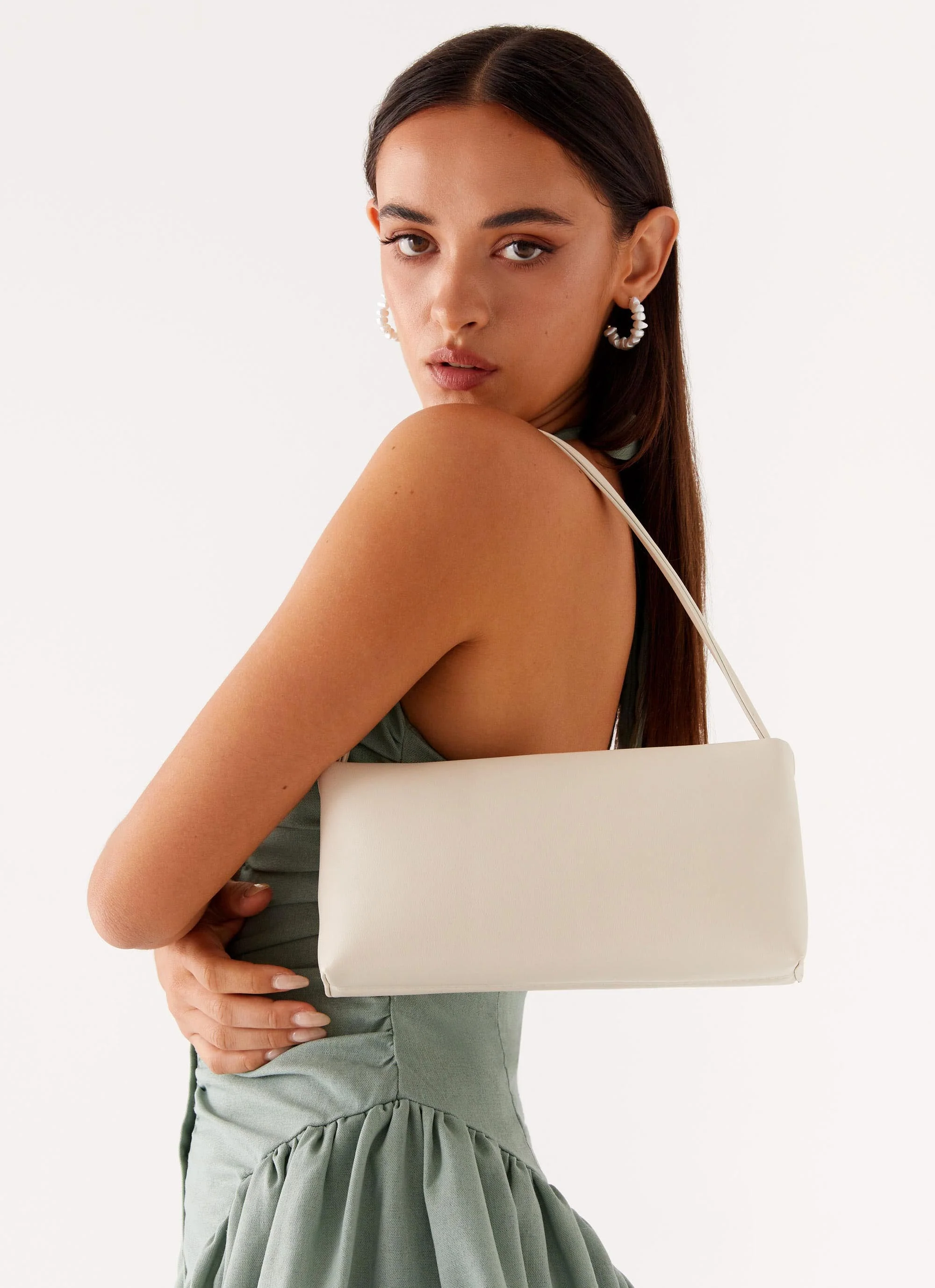 Allison Shoulder Bag - Ivory - Image 2