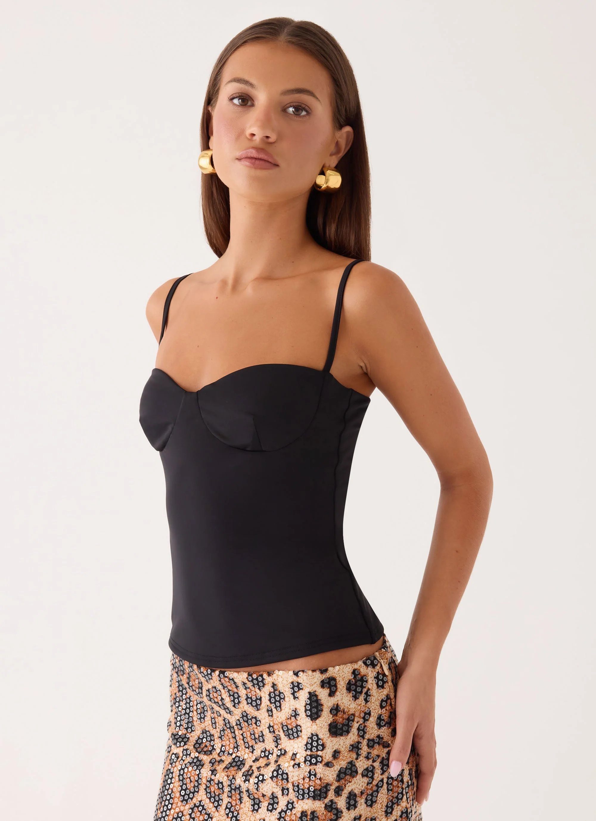 Ame Underwire Top - Black - Image 7
