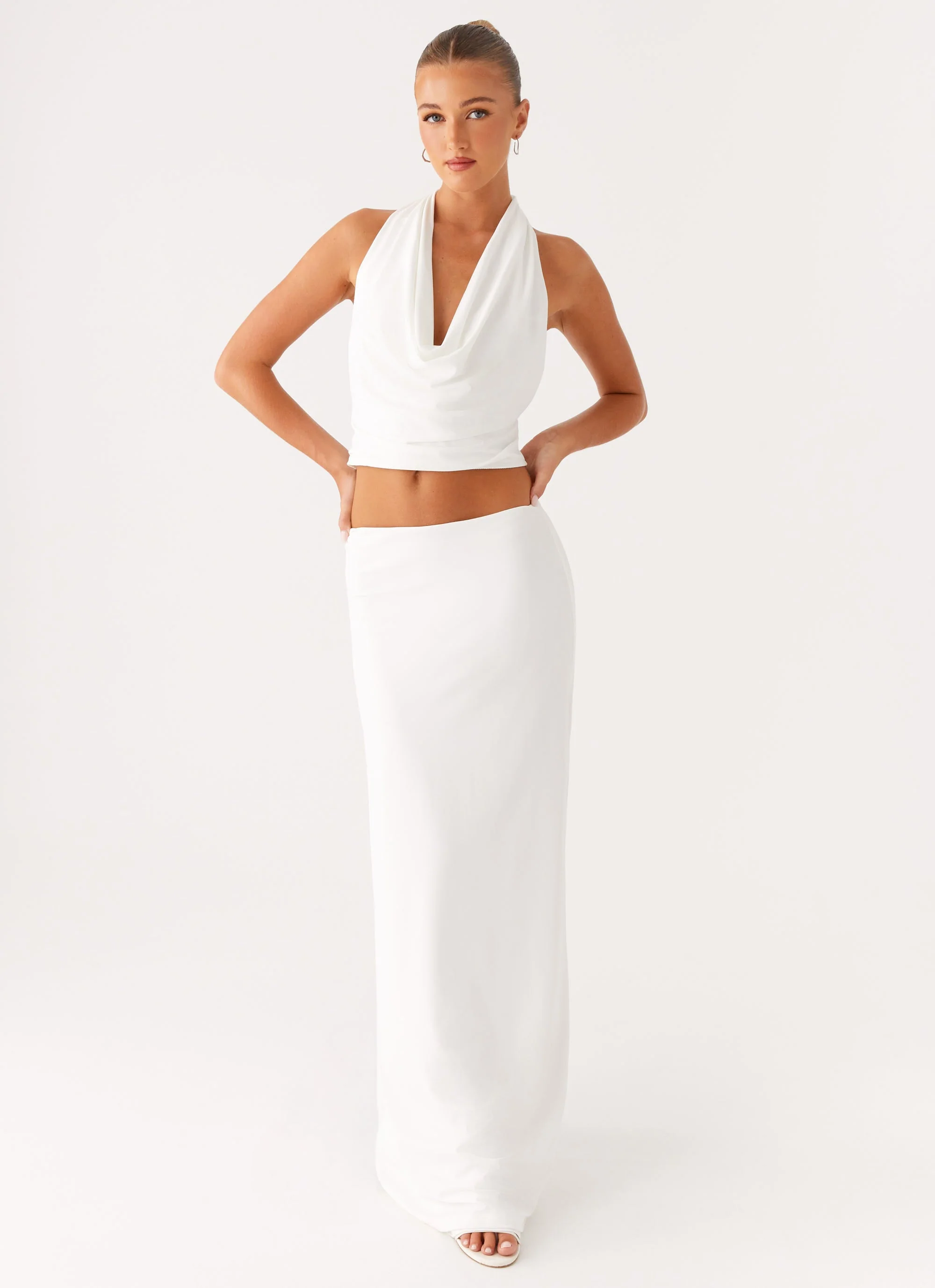 Ashi Maxi Skirt - White