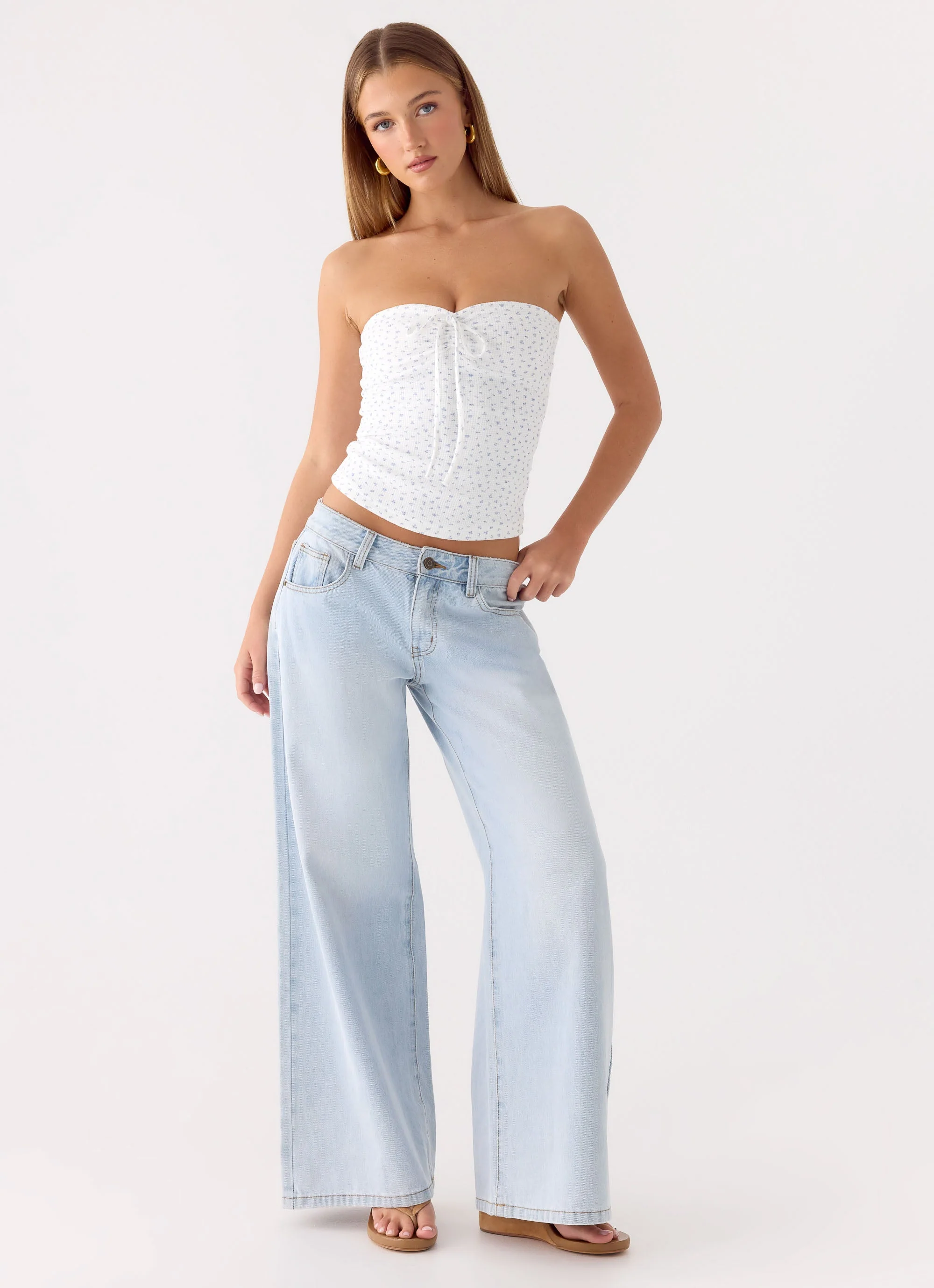 Aurevia Waffle Top - Floral Waffle - Image 7
