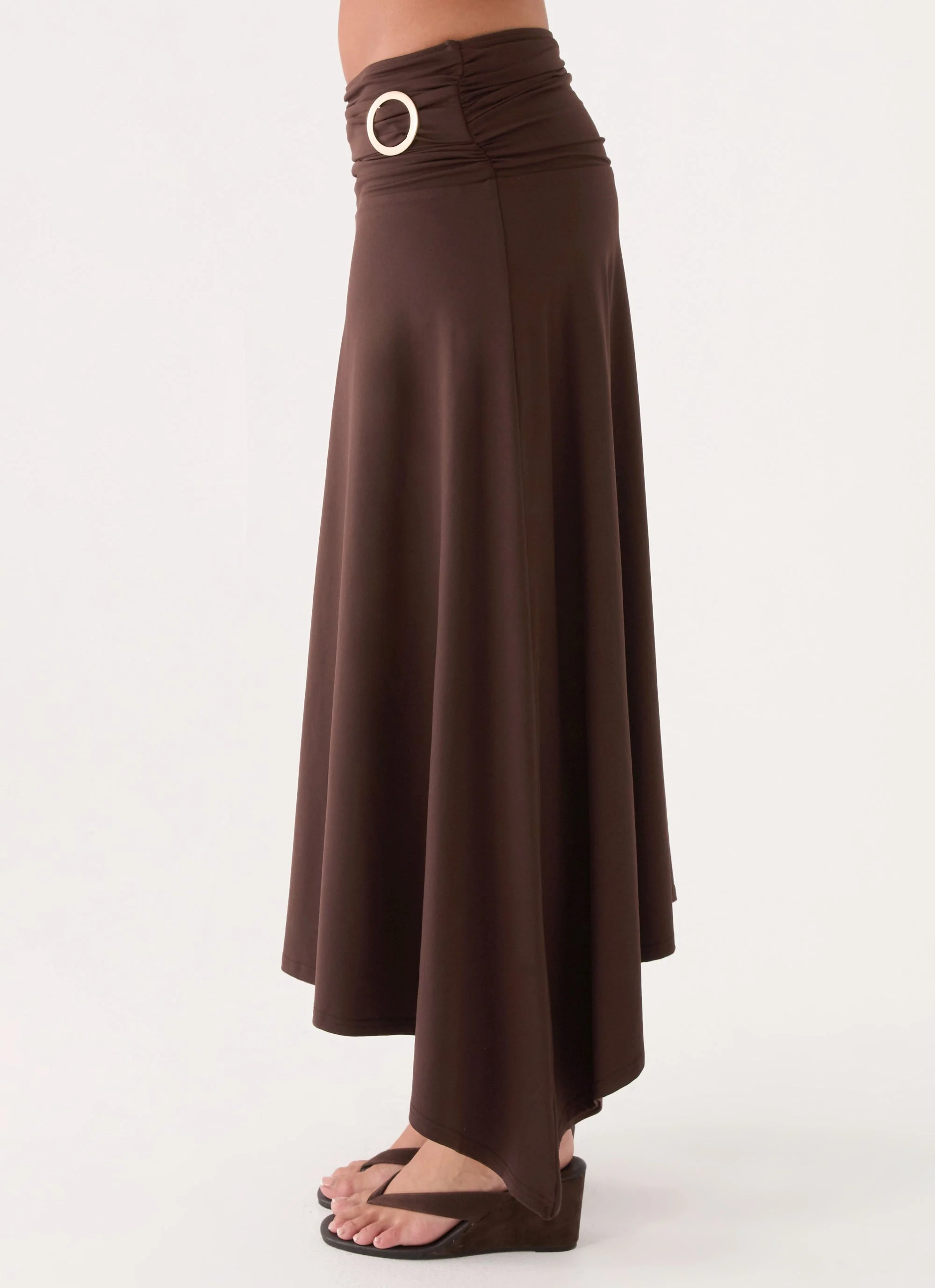 Automatic Midi Skirt - Rose Taupe - Image 6