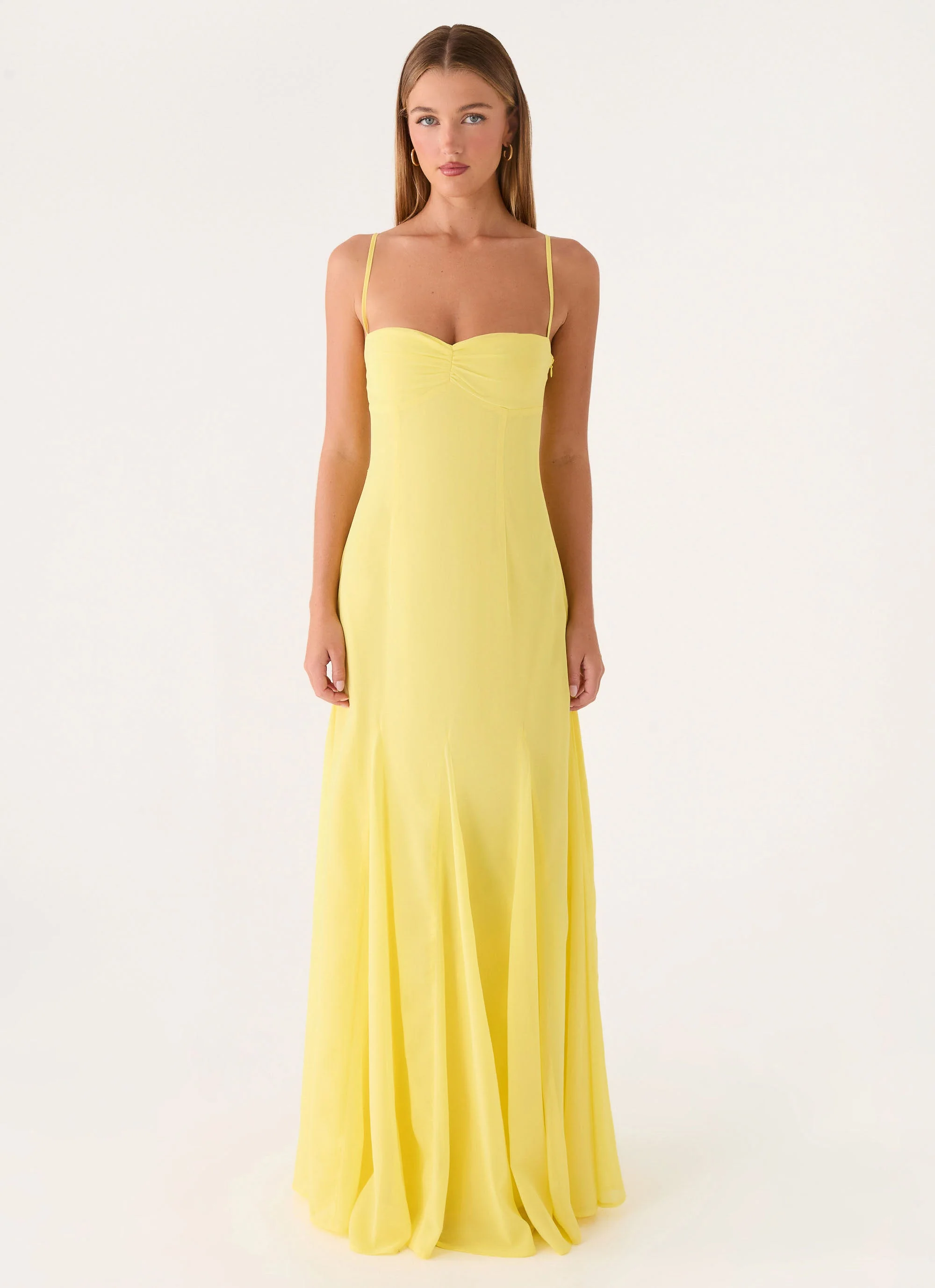 Carlin Maxi Dress - Bright Lemon - Image 6