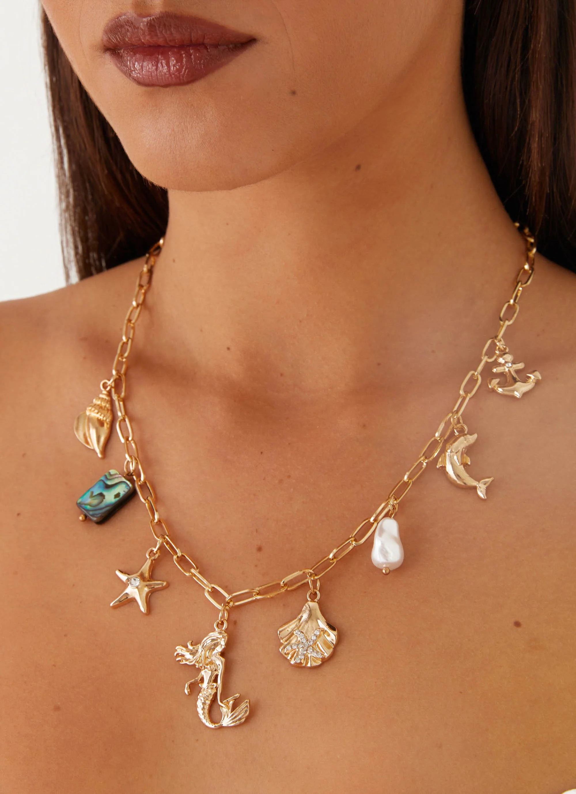 Celia Charm Necklace - Multi - Image 2