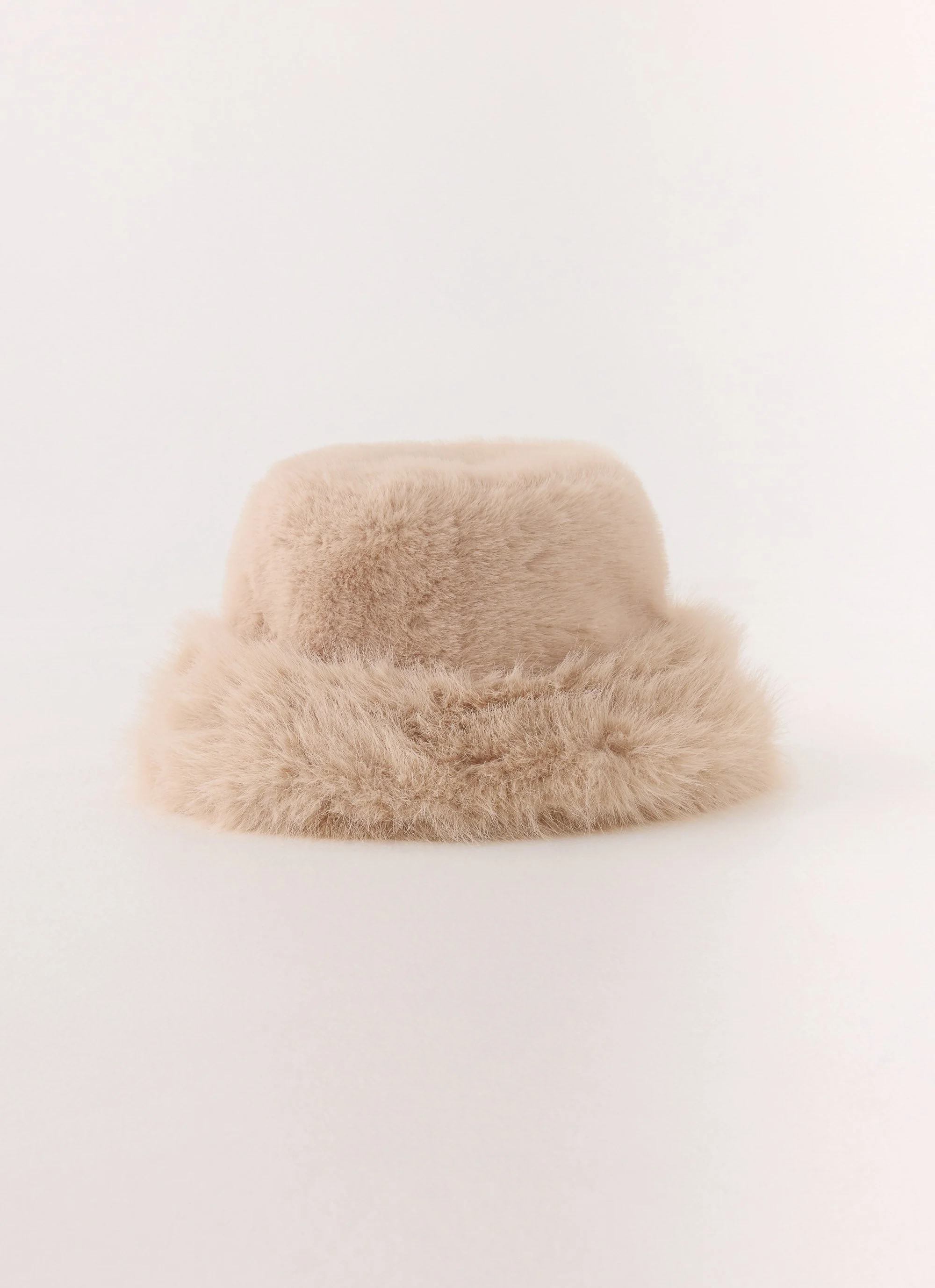 December Bliss Faux Fur Hat - Cream - Image 2