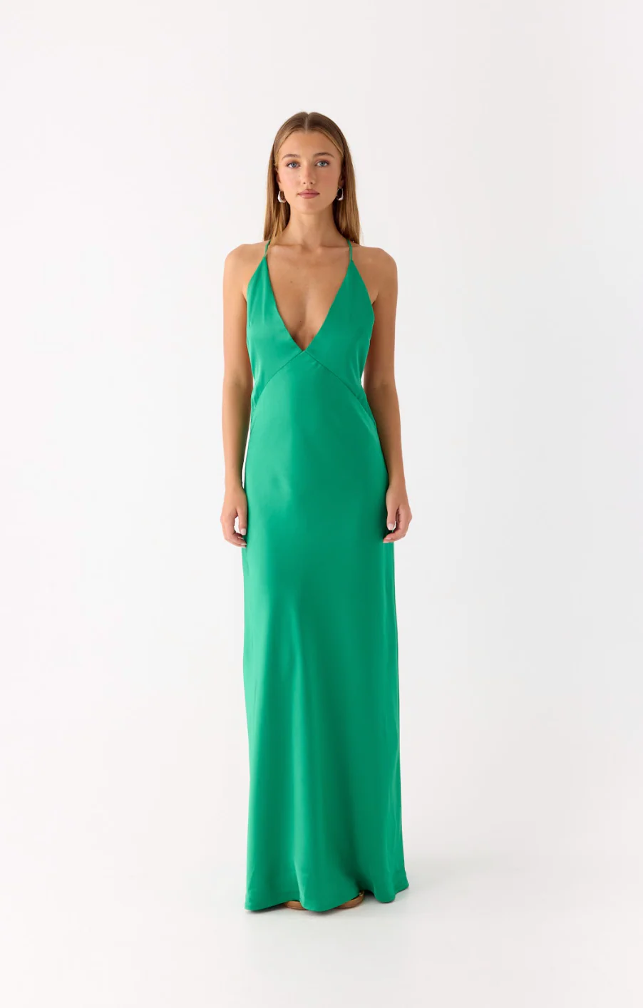 Esmeray Maxi Dress - Emerald Green - Image 10