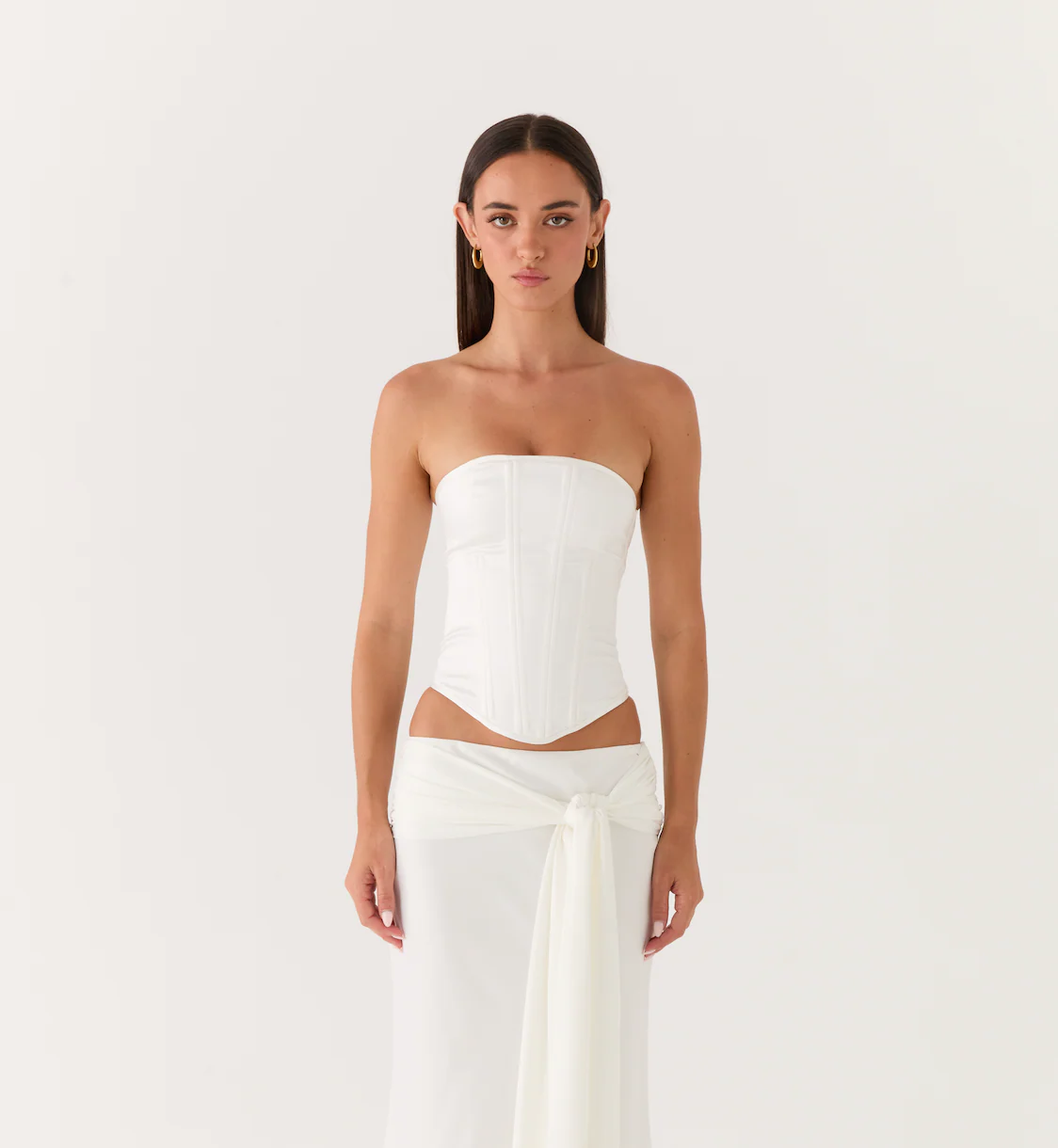 Evaleigh Corset - White - Image 8