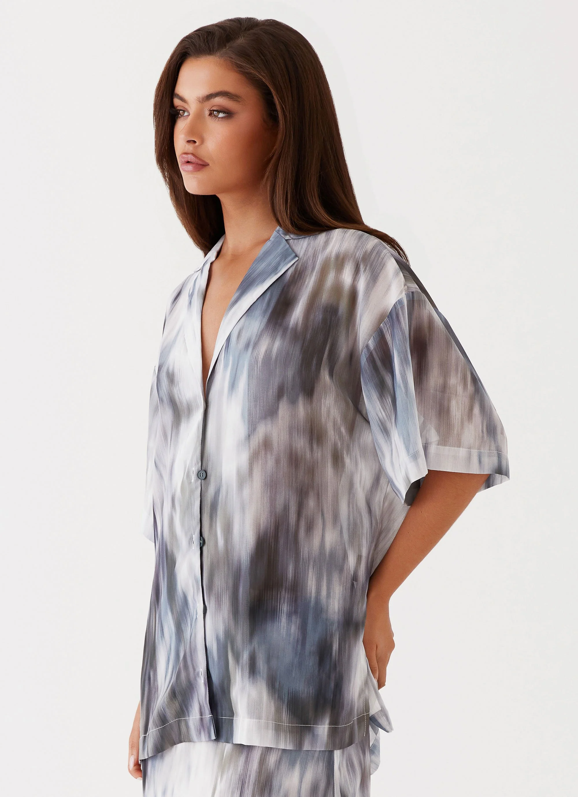 Fight The Feeling Oversized Shirt - Gloom - Image 4