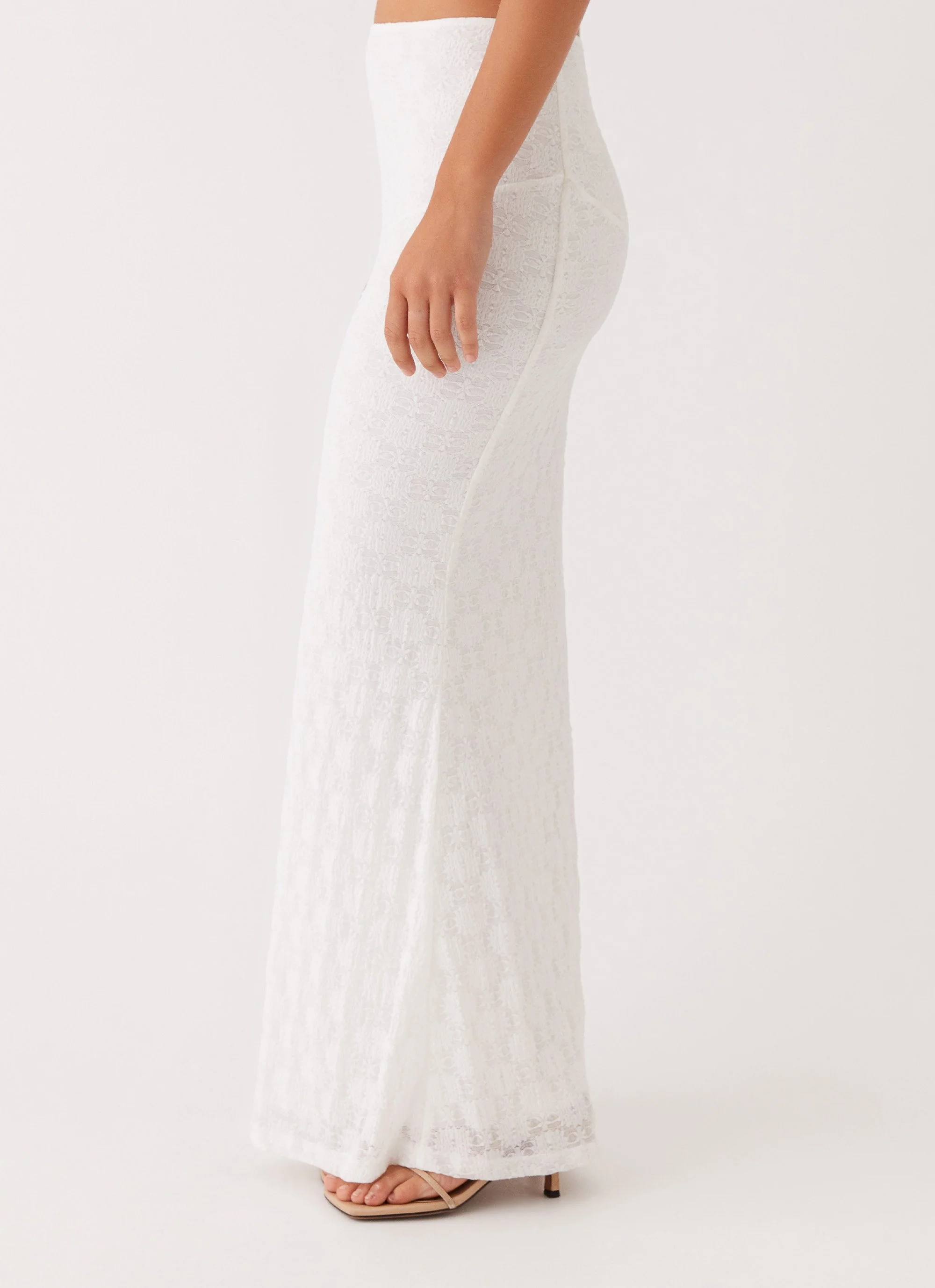 Issey Maxi Skirt - White - Image 3