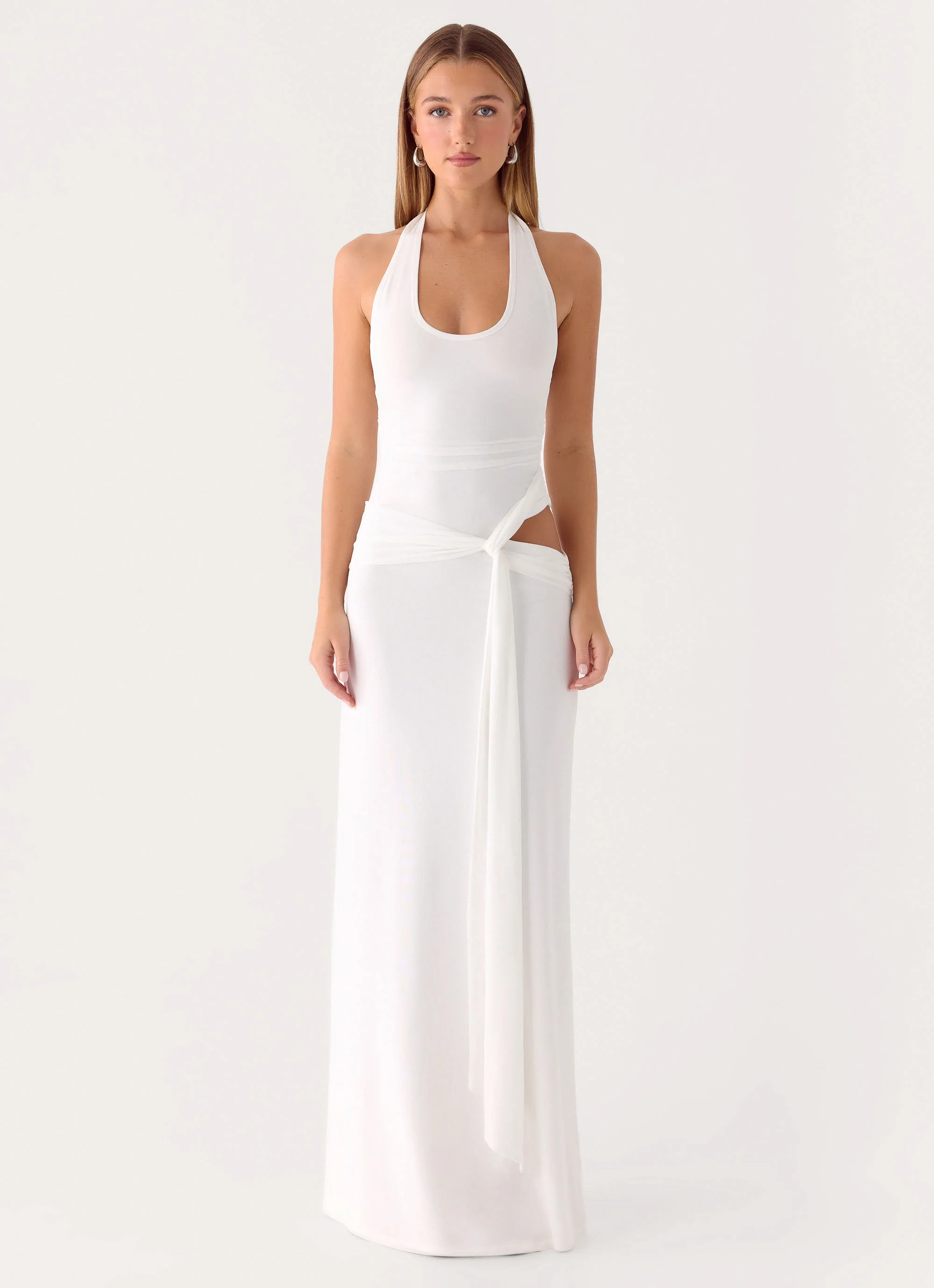 Karise Maxi Dress - White - Image 10