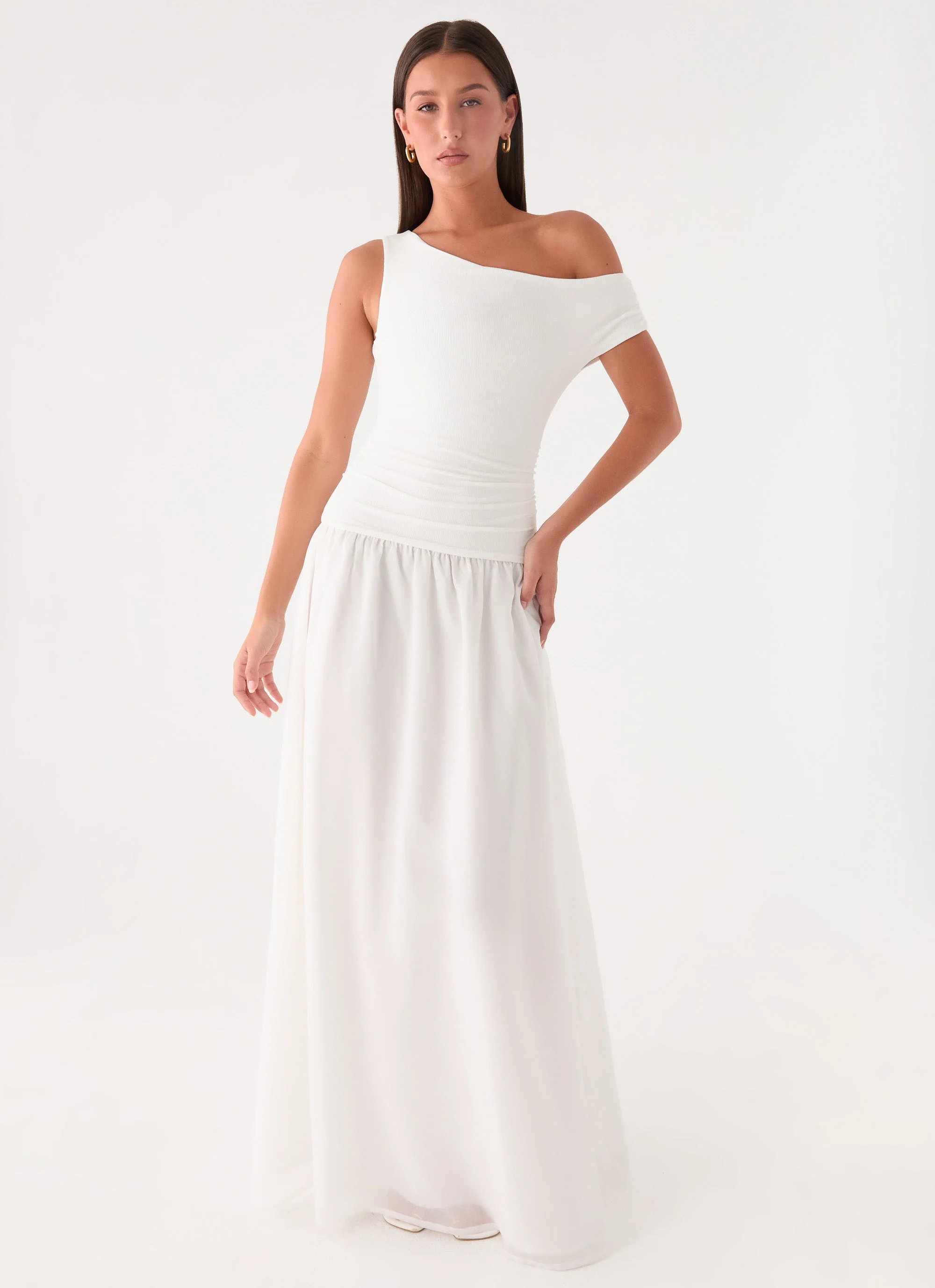 Liorae Maxi Dress - White - Image 5