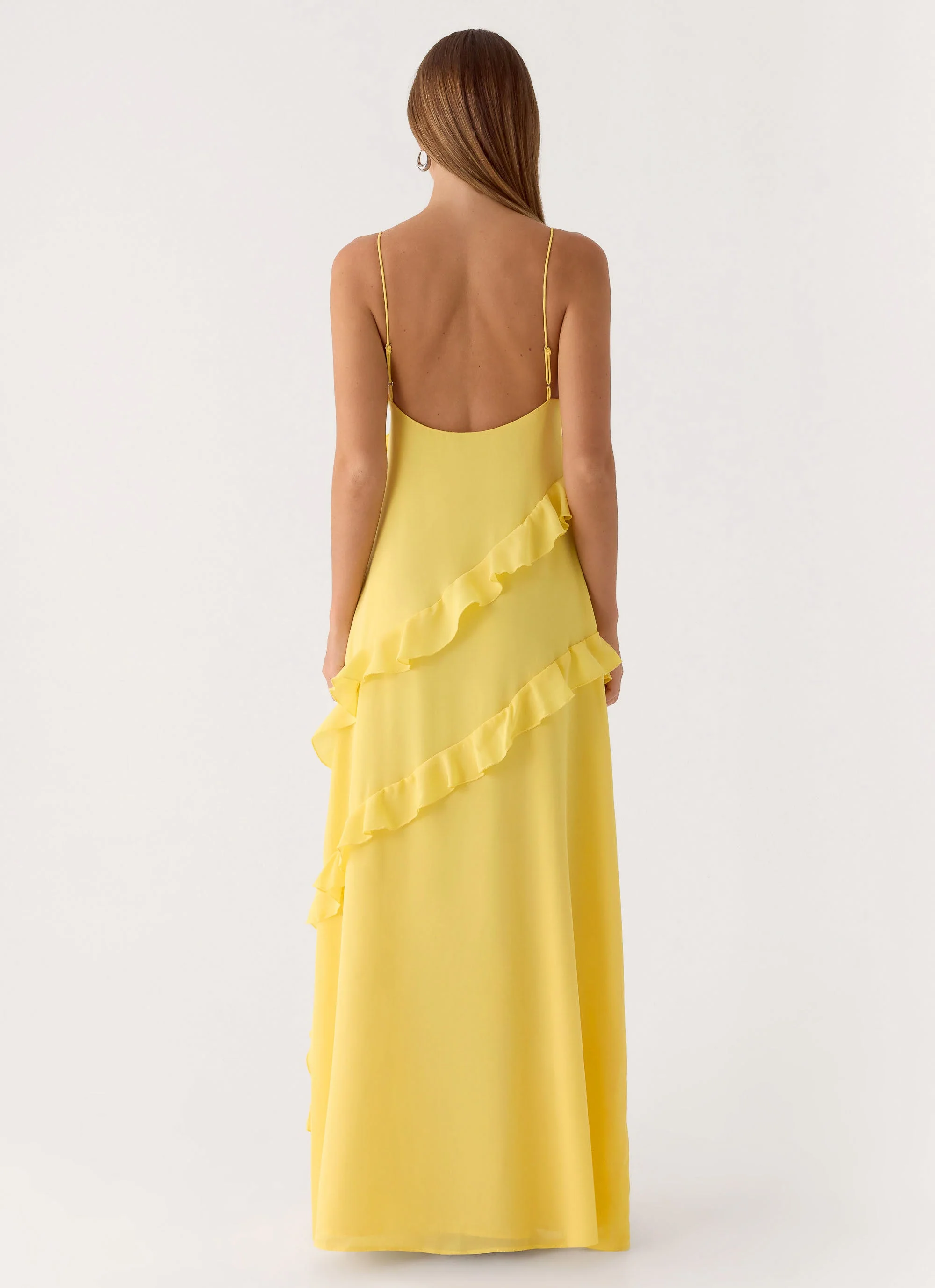 Mishal Maxi Dress - Bright Lemon - Image 3