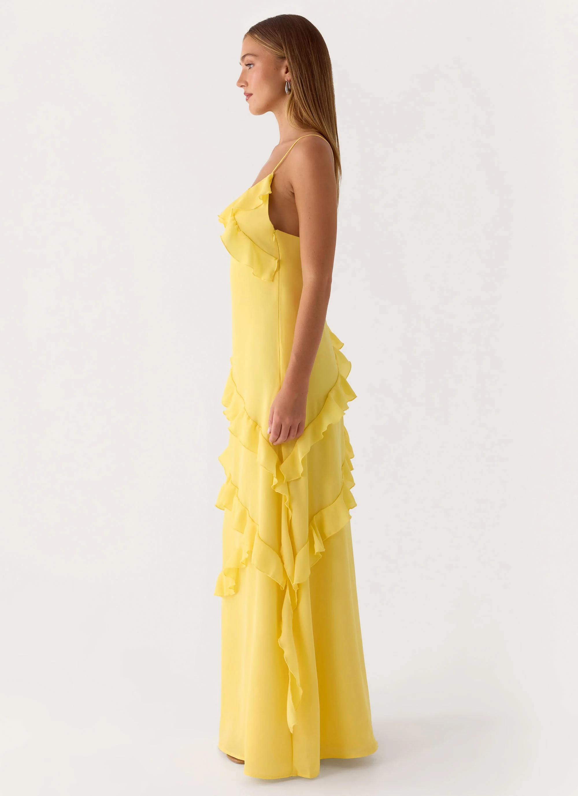 Mishal Maxi Dress - Bright Lemon - Image 4