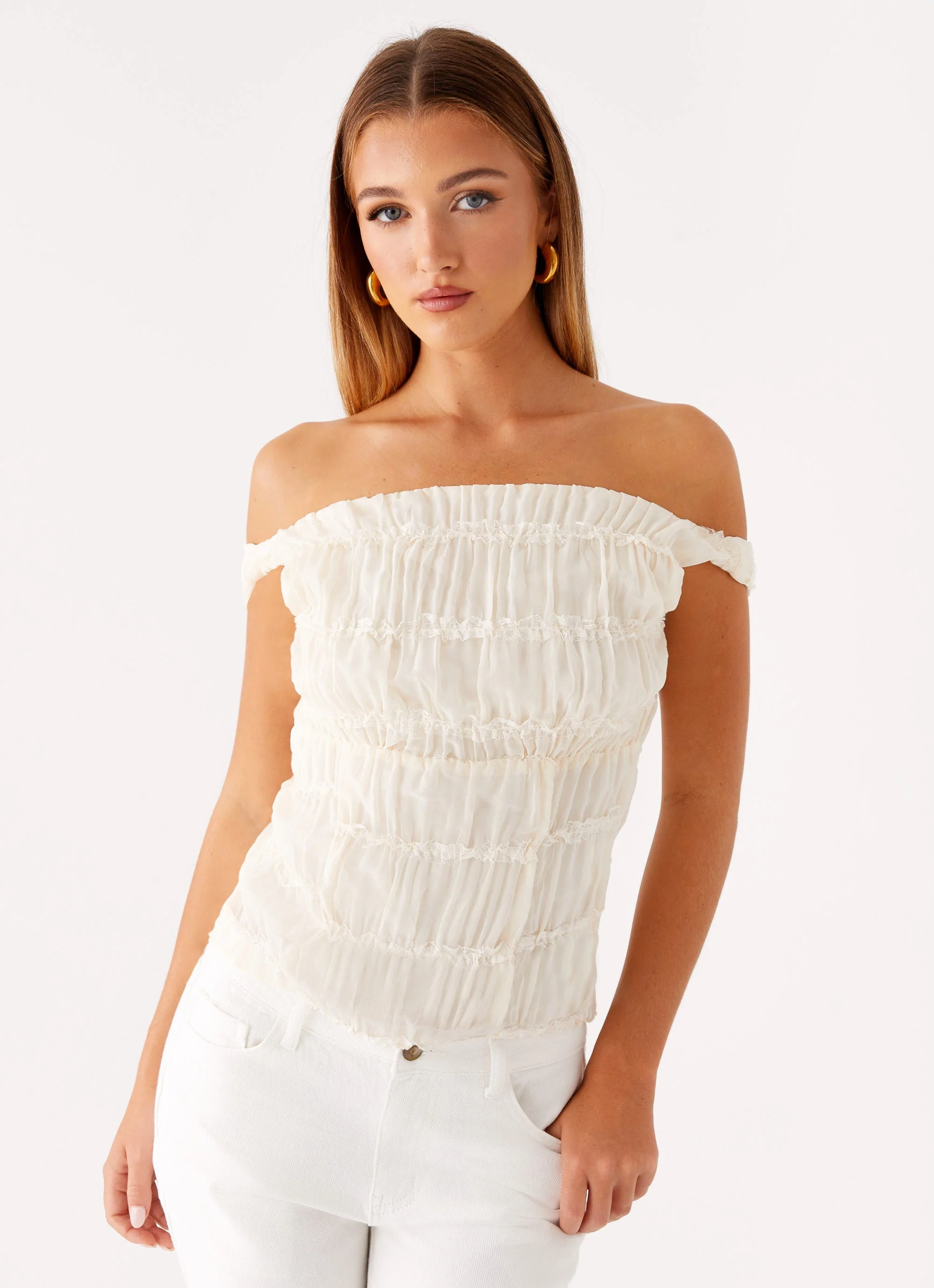 Nebula Top - Ivory
