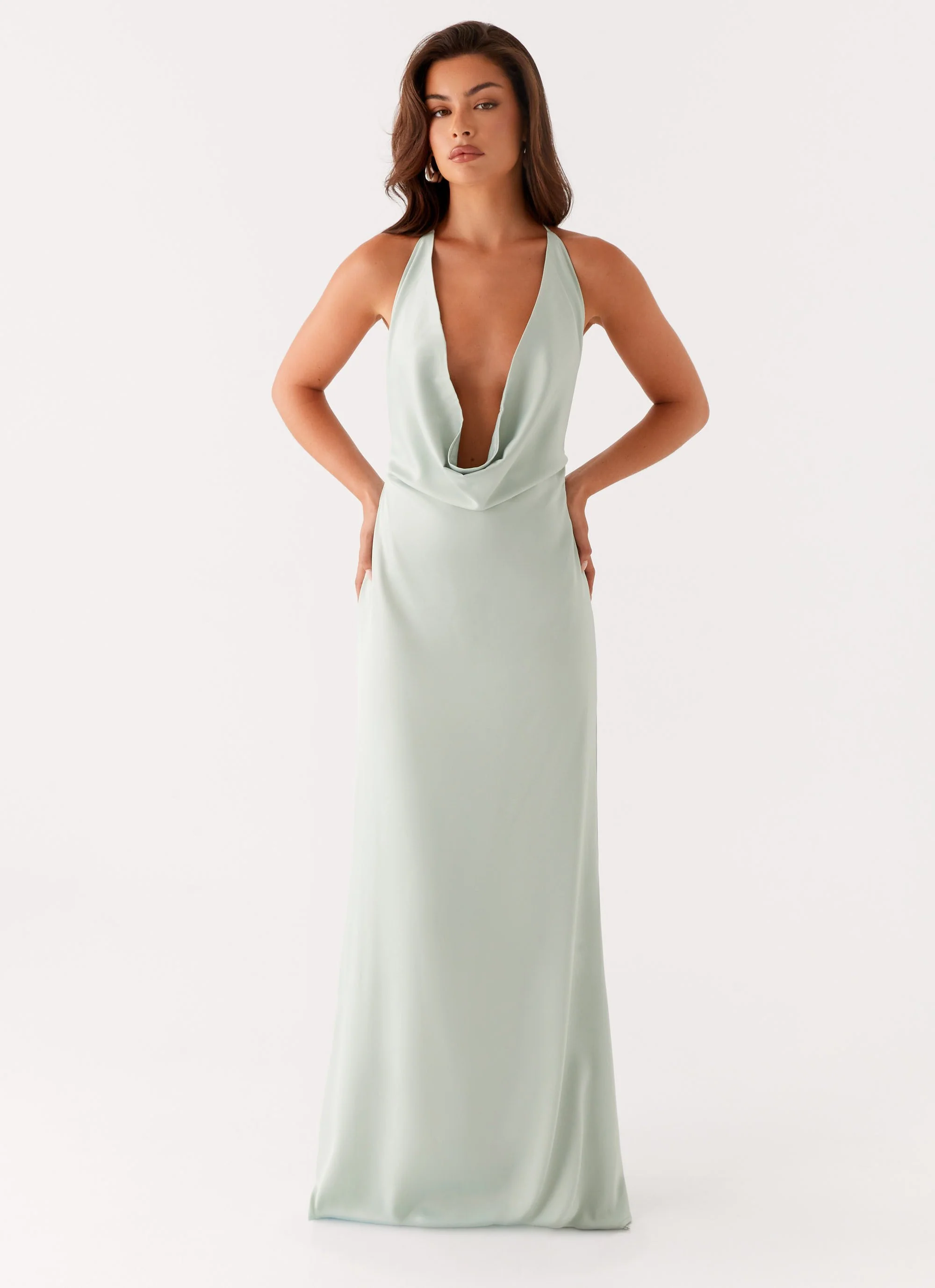 Noemi Maxi Dress - Sage - Image 2