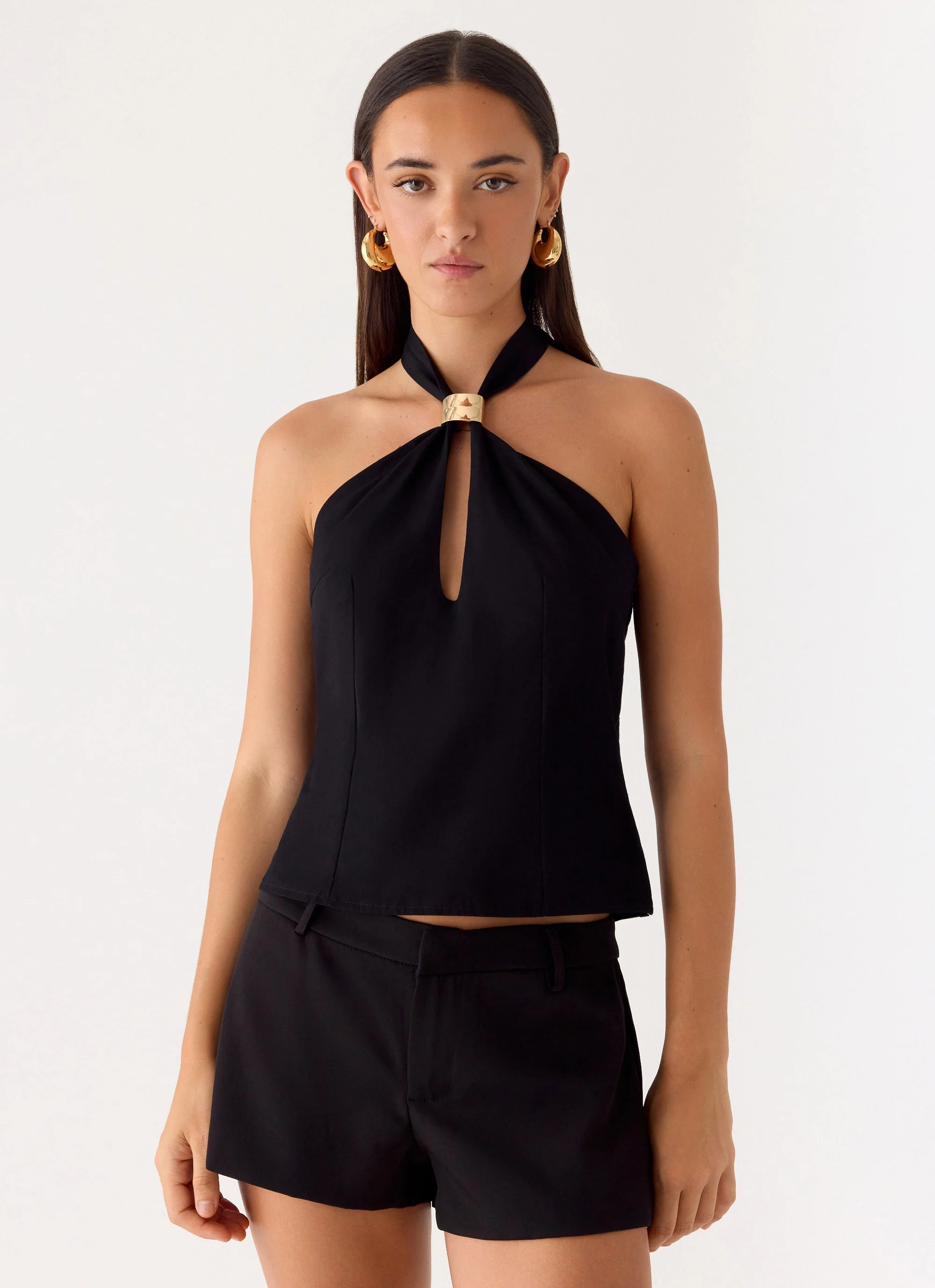 Odetta Halter Top - Black