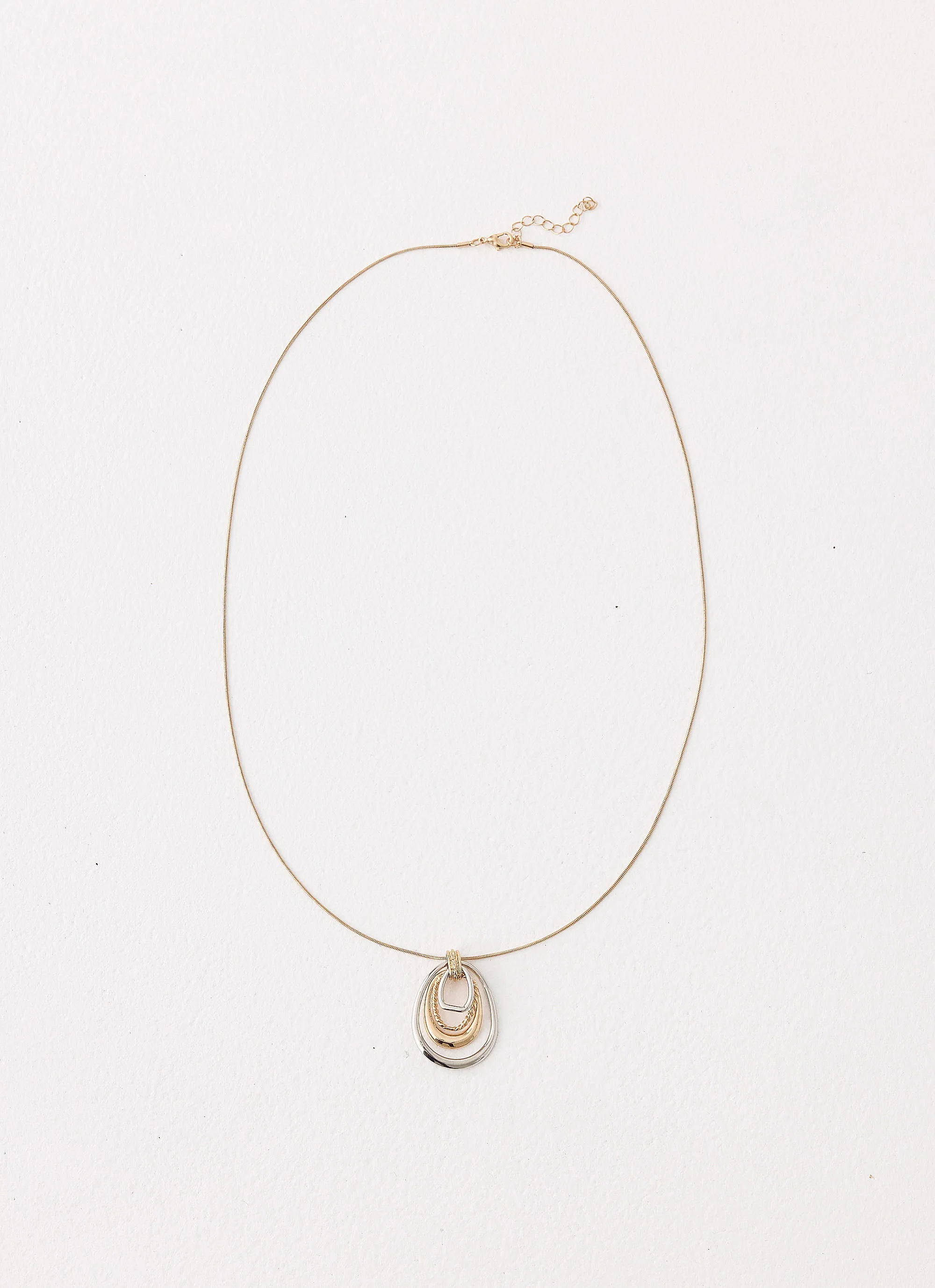 On The Low Necklace - Two Tone
