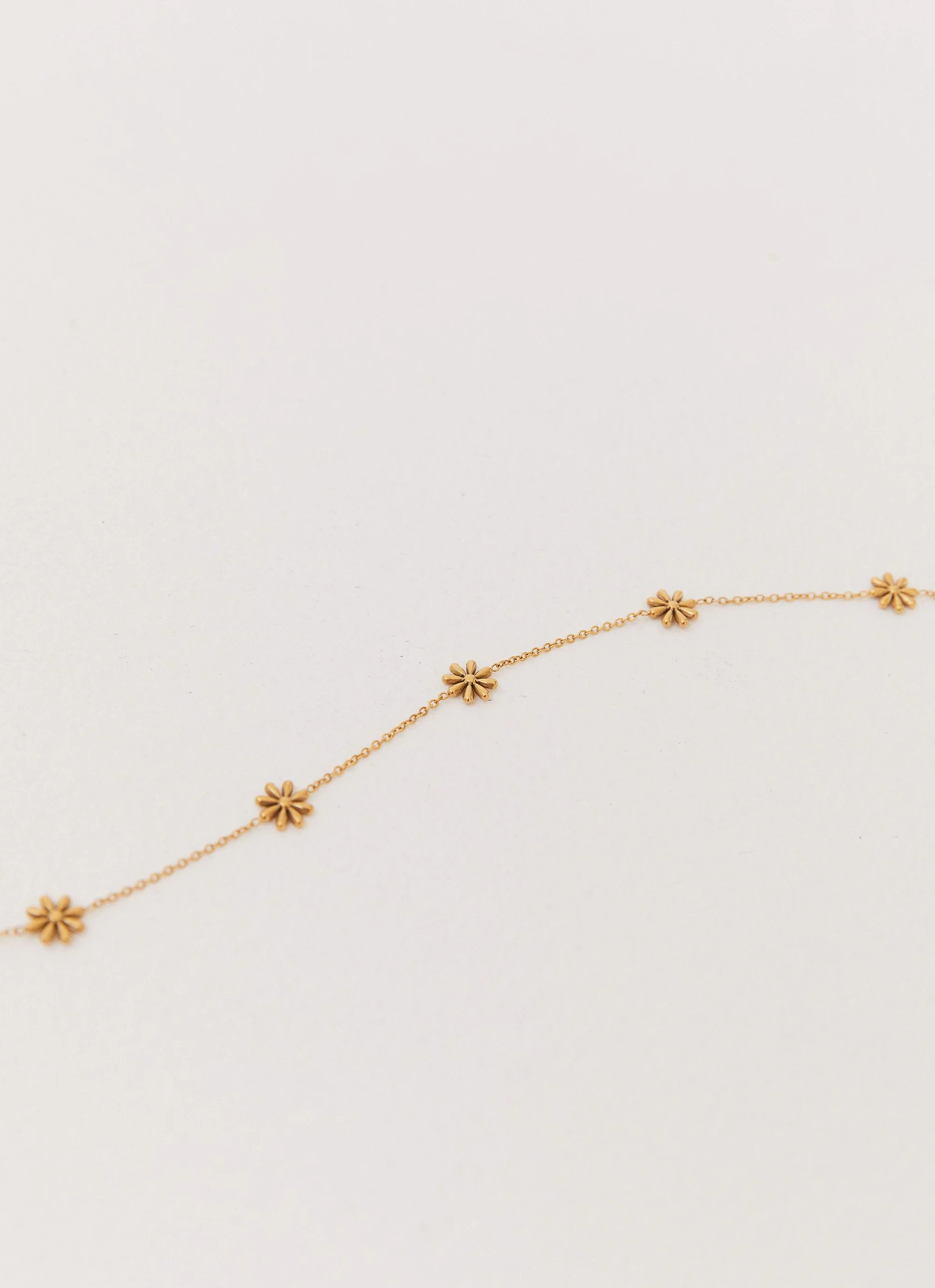 Orin Flower Necklace - Gold - Image 4