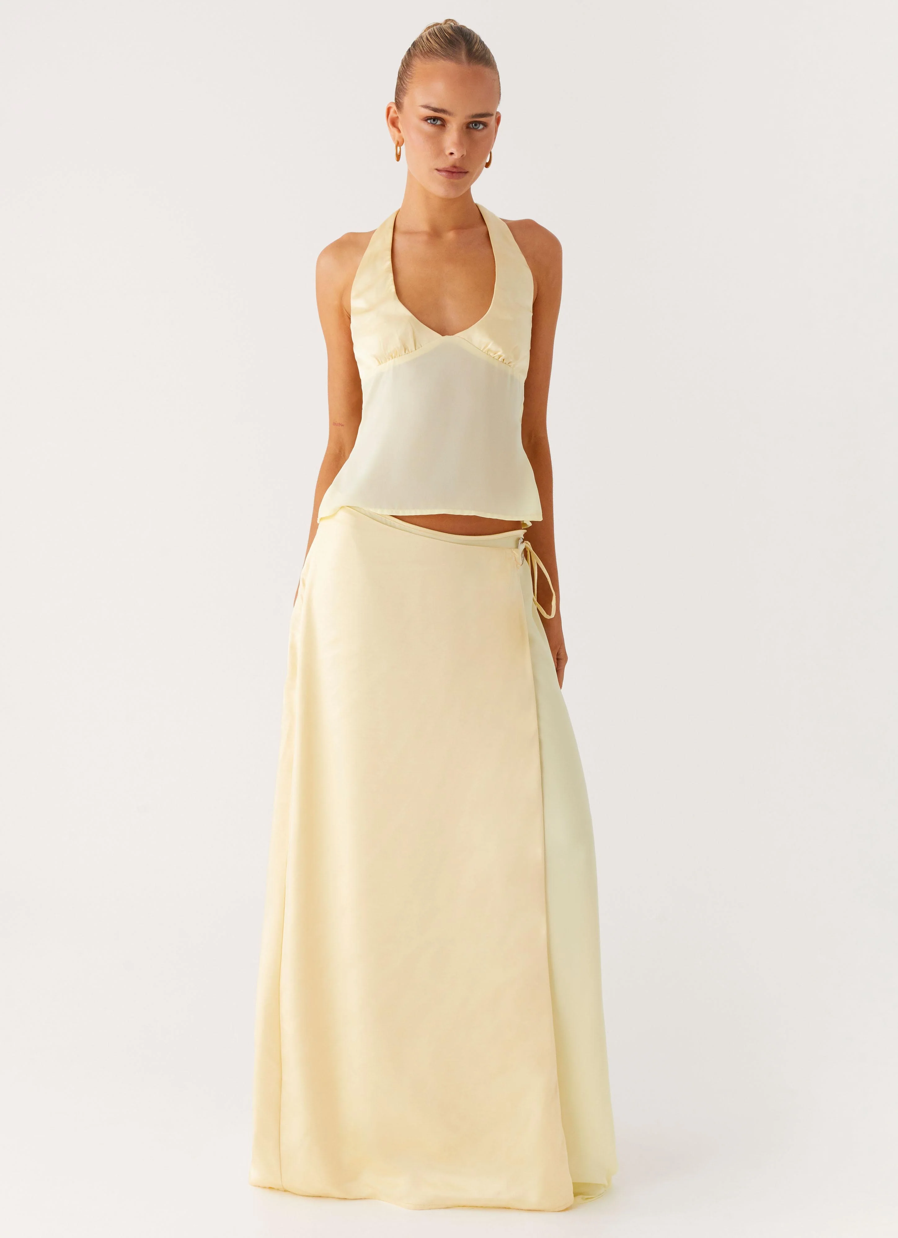 Pollie Maxi Skirt - Yellow - Image 6