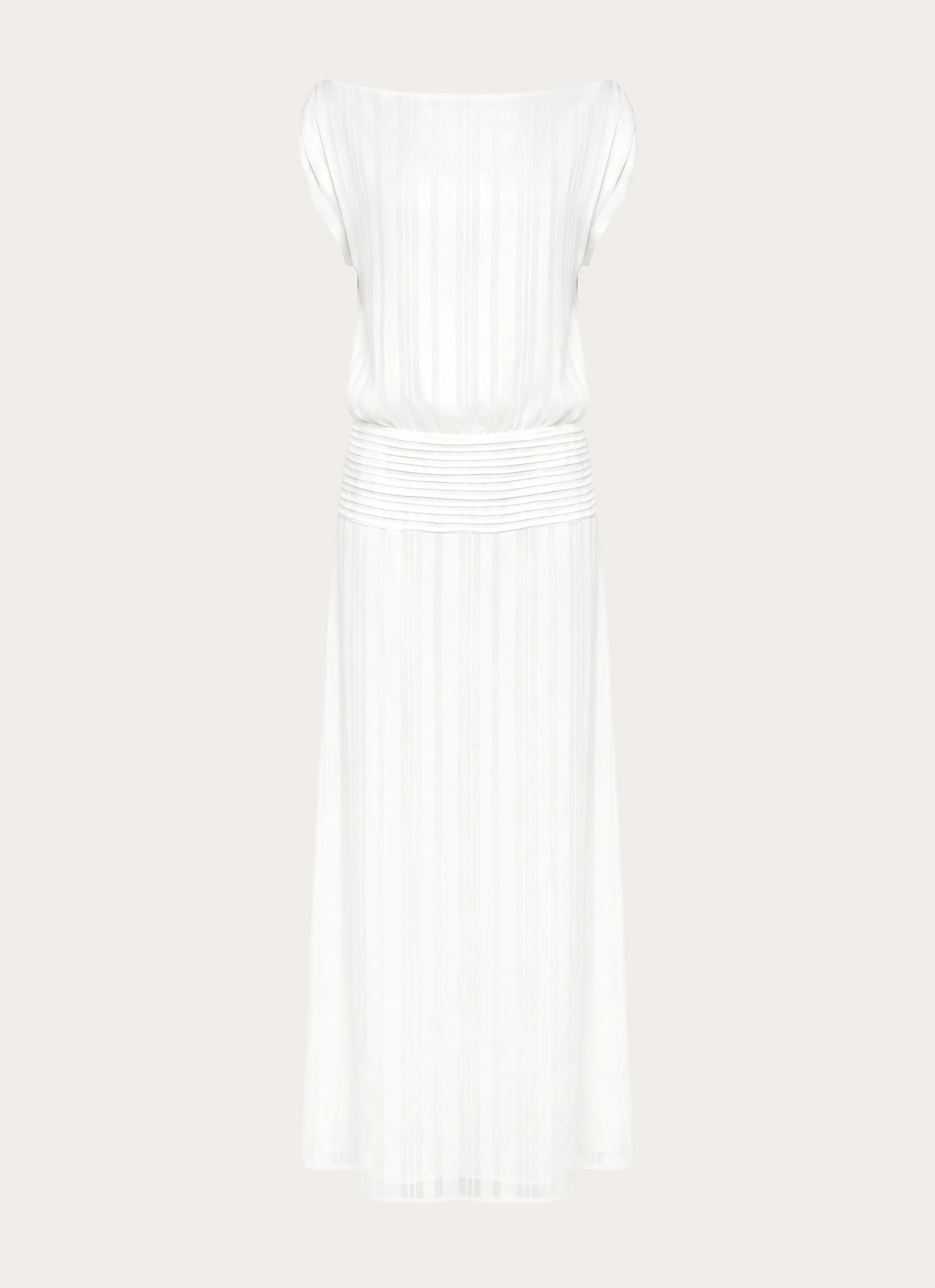 Rexi One Shoulder Maxi Dress - White - Image 4