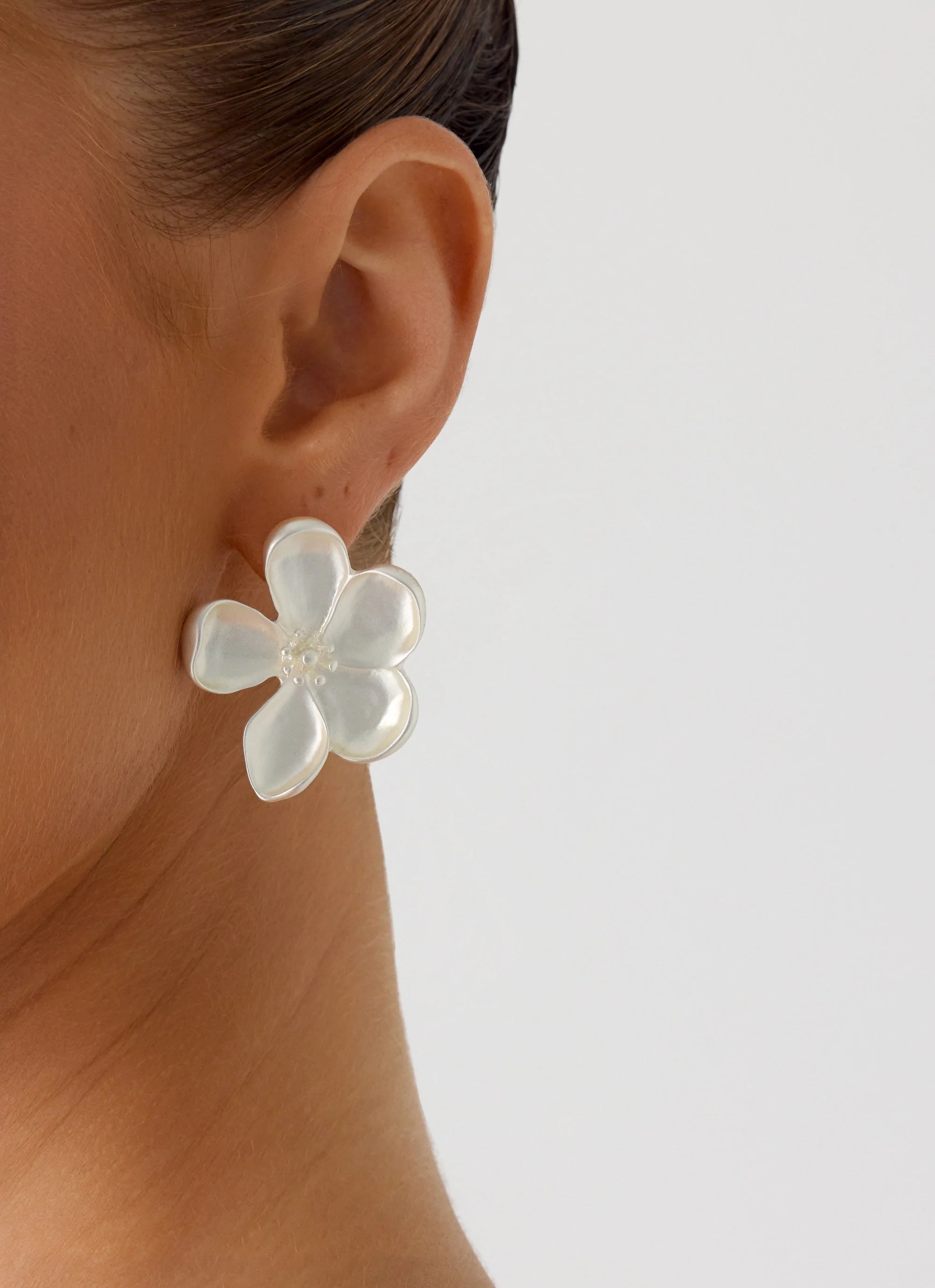 Solace Earrings - Silver - Image 2