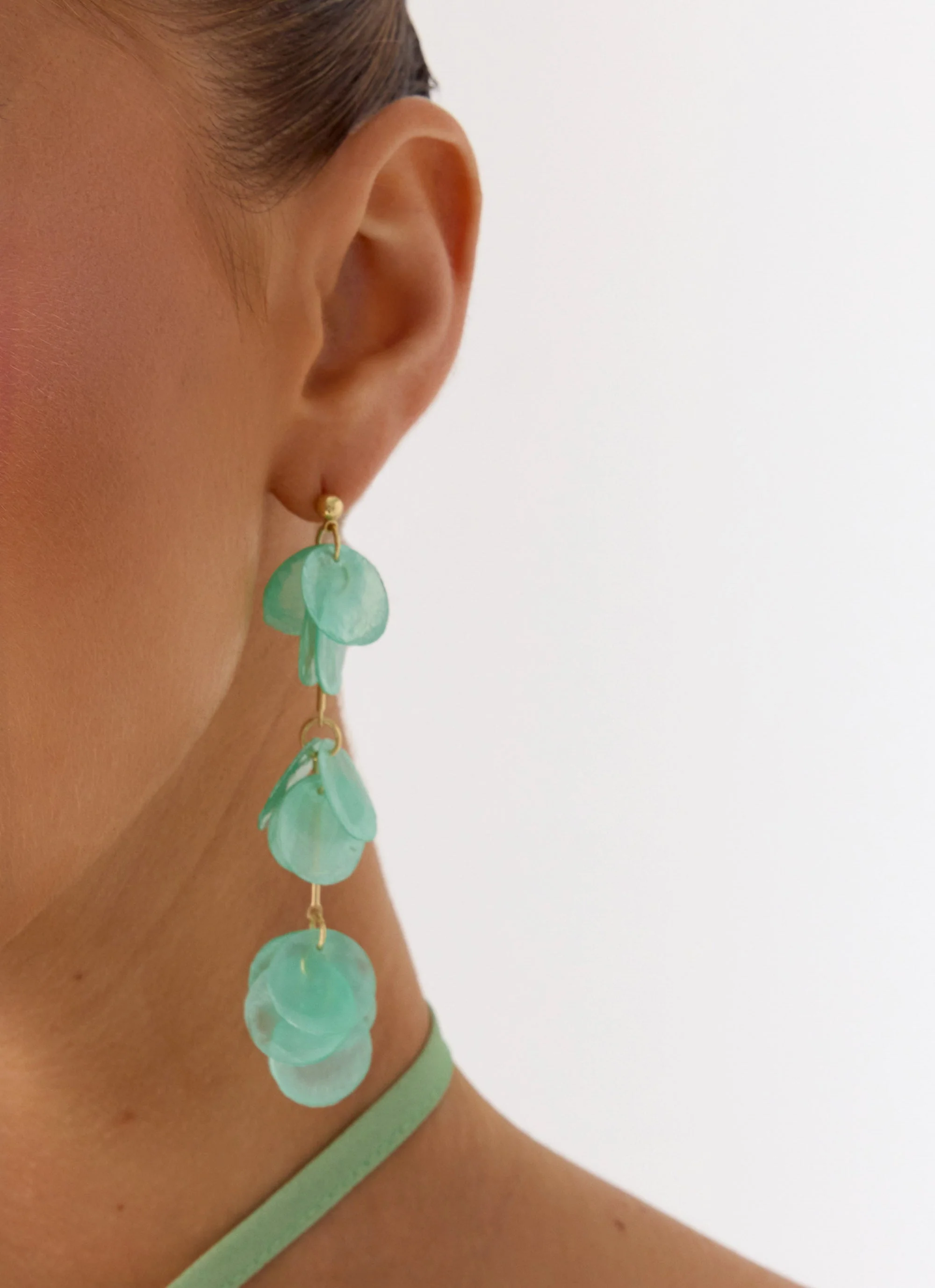 Sunseeker Earrings - Turquoise - Image 2