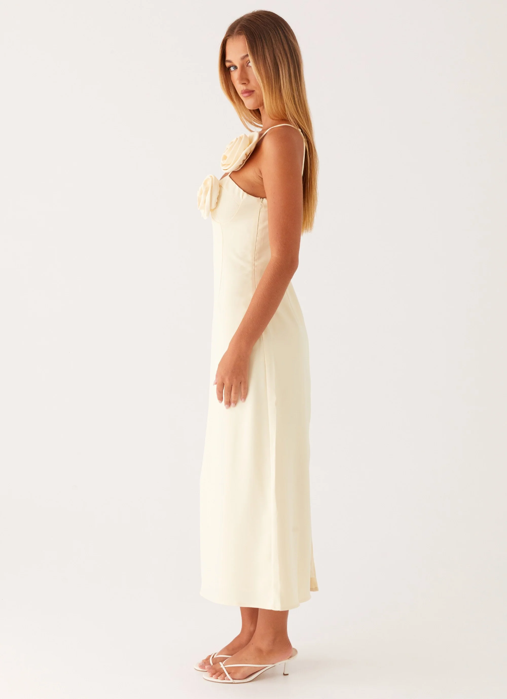 Sweetpea Midi Dress - Yellow - Image 2