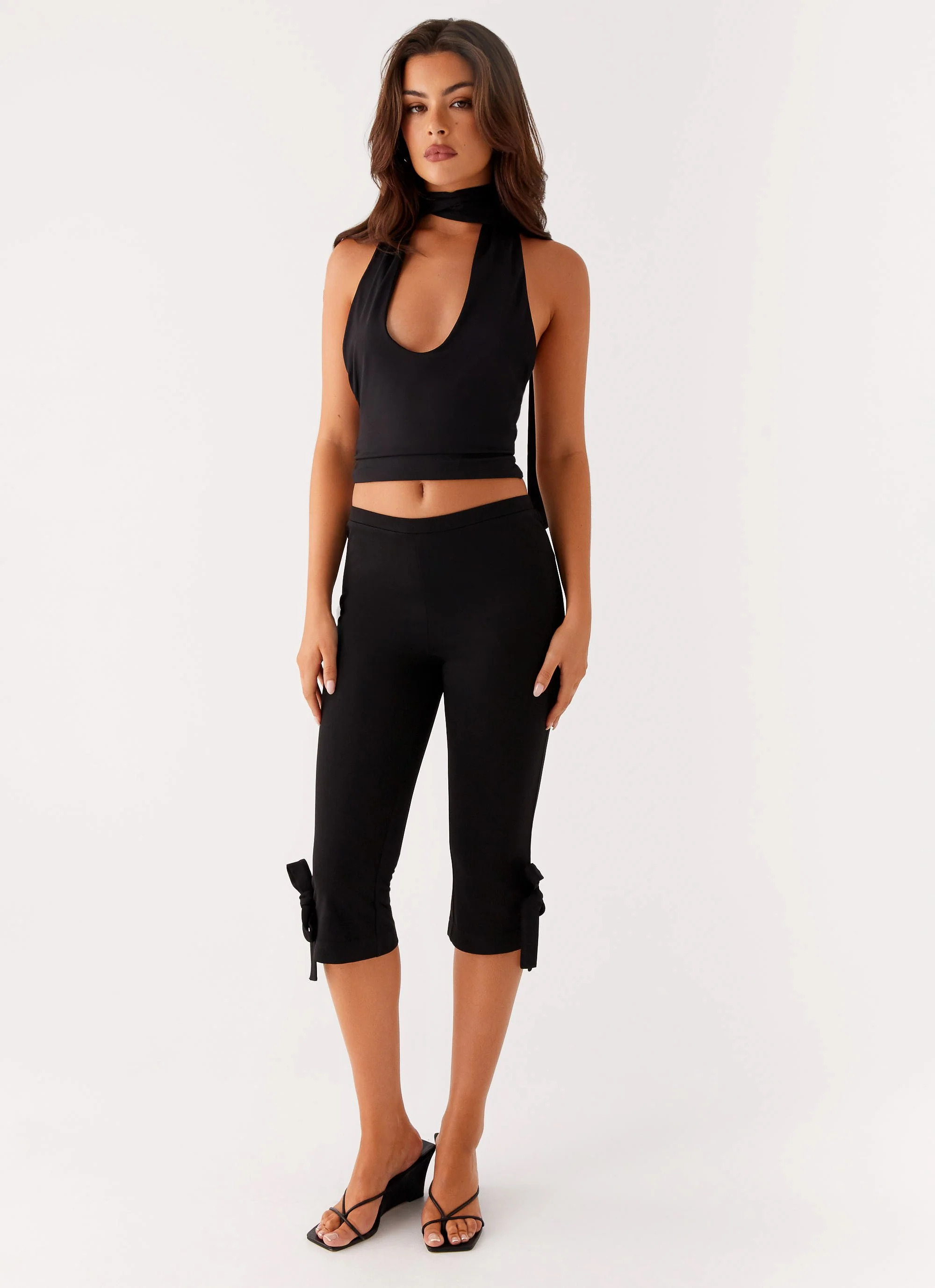 Takeover Capri Pants - Black