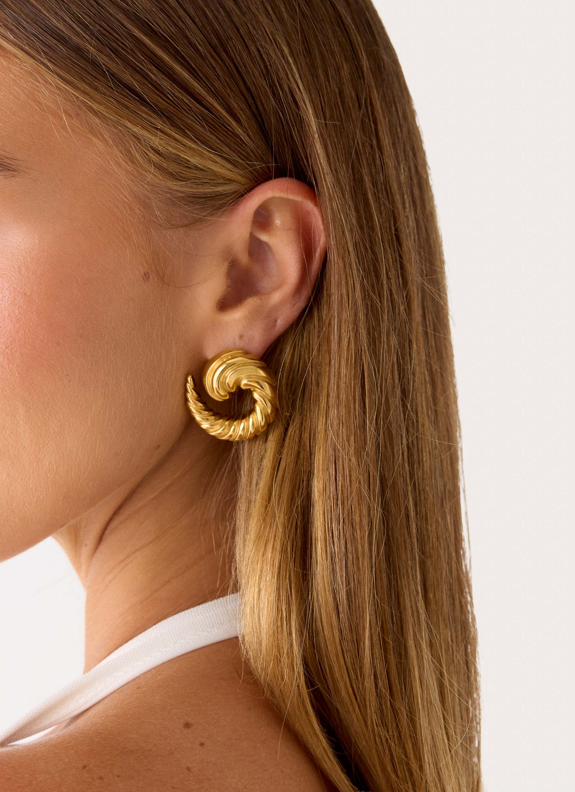 Wildfire Earrings - Gold - Image 4