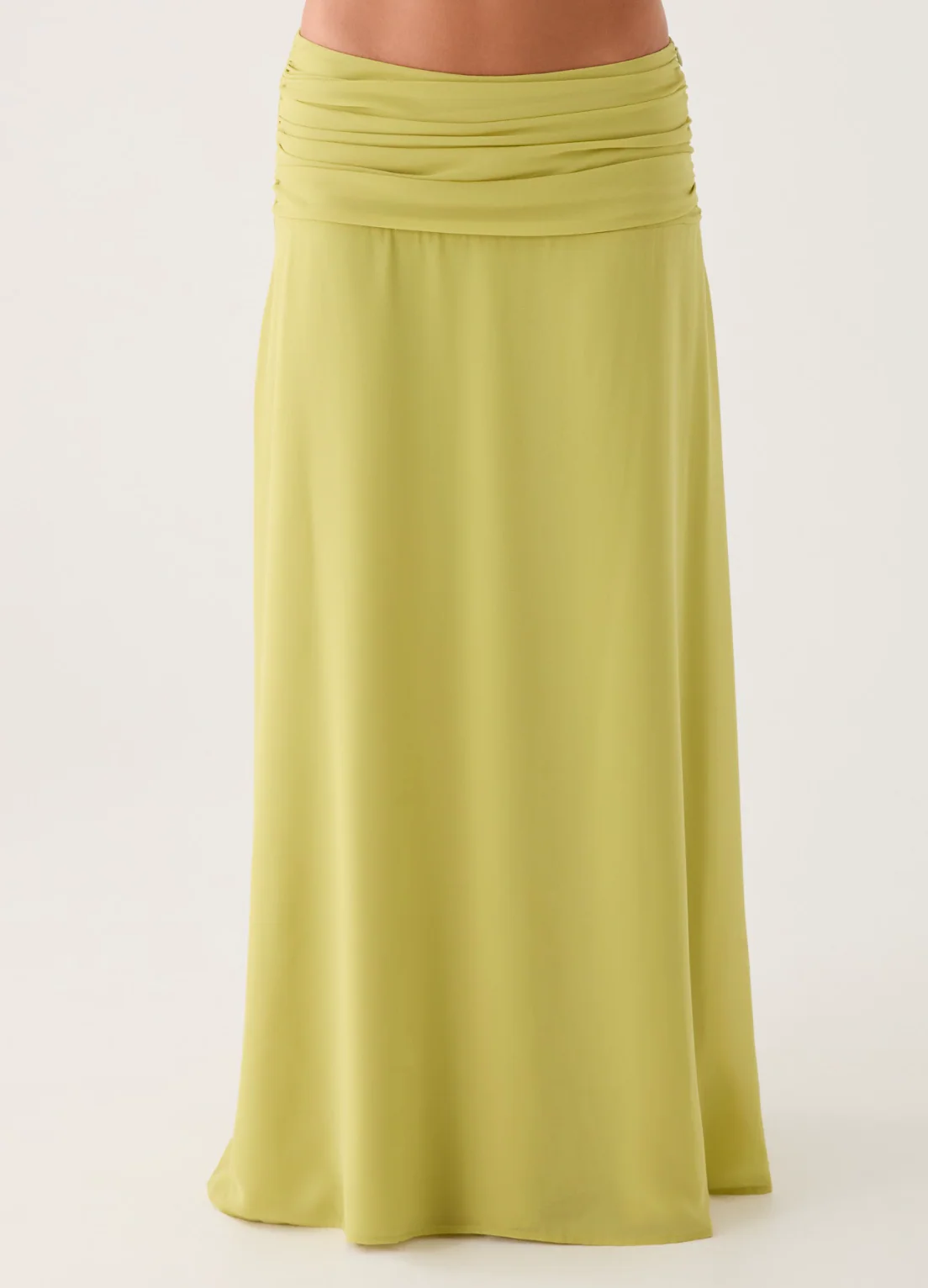 Willowmena Maxi Skirt - Lime - Image 7